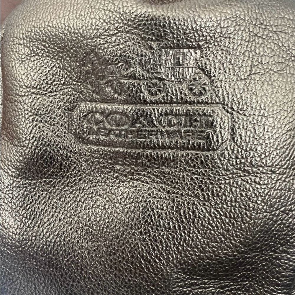 ❤️❤️❤️💕Coach Allie Leather Gold Shoulder Bag❤️❤️♥️💕 - Picture 5 of 16